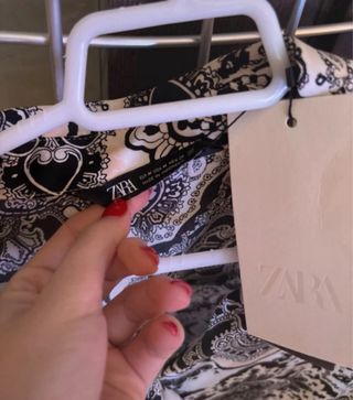 Camisa Zara Estampada Talla M Nueva