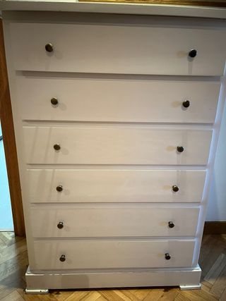 Cómoda infantil blanca