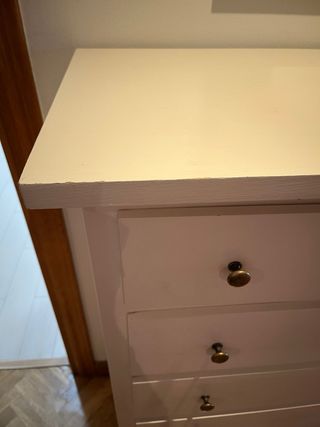 Cómoda infantil blanca