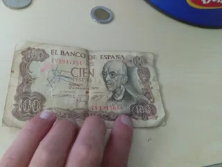 Billete 100 pesetas Banco de España 1970