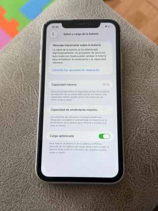 iPhone 11 Blanco - todas las piezas originales