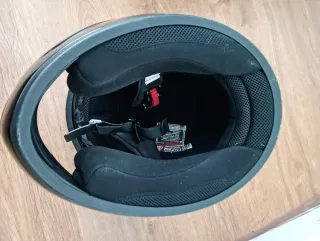 Casco Moto Negro Talla S