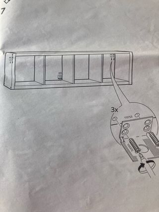 Estantería + Tablero KALLAX IKEA Negro-Marrón