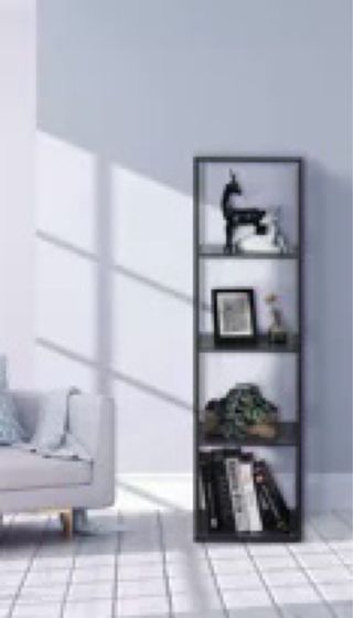 Estantería + Tablero KALLAX IKEA Negro-Marrón