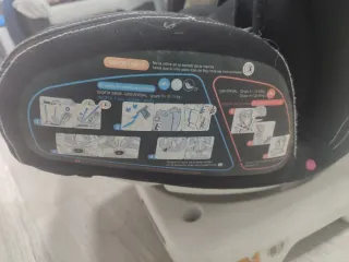 Silla de coche negra