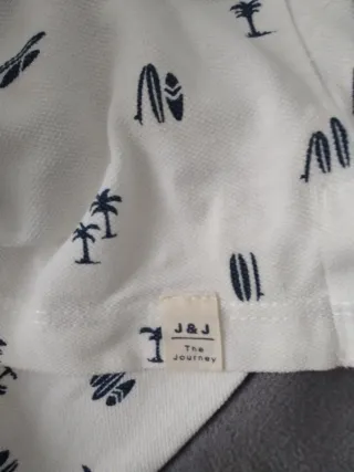 Polo manga corta estampado hombre Talla M