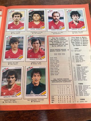 Album Cromos Mexico 86 Completo