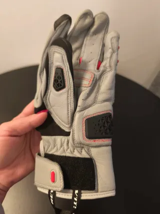 Luvas de Moto Revit XXL Cinza/Vermelho