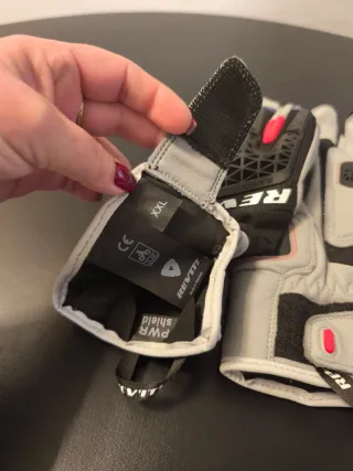 Luvas de Moto Revit XXL Cinza/Vermelho