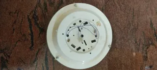 Plafón de luz redondo cristal y metal