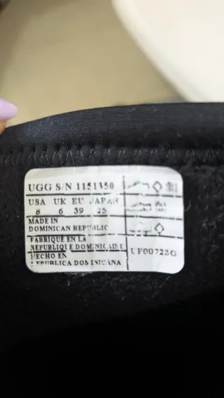 Botas de agua UGG negras