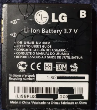 LG Chocolate BL20 - Edición Rara (Lila/Plata)