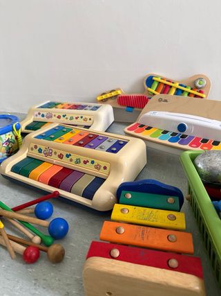 Lote instrumentos musicales infantiles