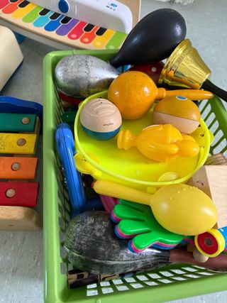 Lote instrumentos musicales infantiles