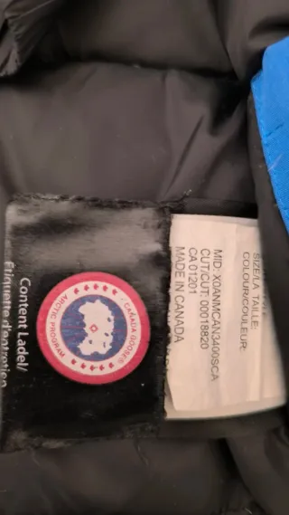 Parka Canada Goose Azul, edición limitada