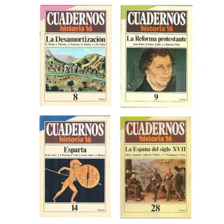 4 cuadernos de Historia 16 para Manuel
