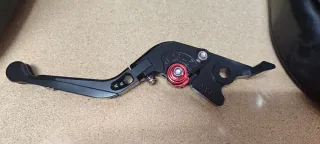 Manetas Freno y Embrague Moto Negro/Rojo