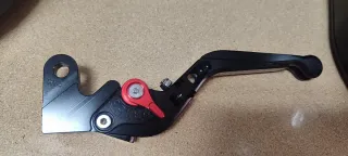 Manetas Freno y Embrague Moto Negro/Rojo