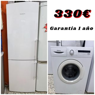 Nevera Corbero 185cm + Lavadora Balay 6kg