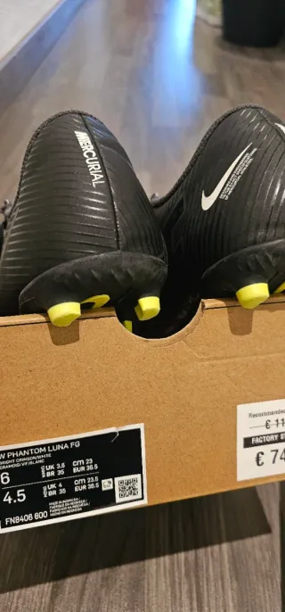 Botas de fútbol Nike Mercurial Talla 36.5