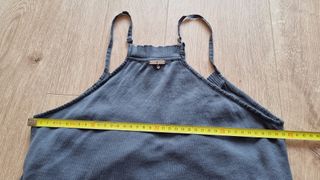 Gaudi Vestito Balze Grigio Taglia S/M