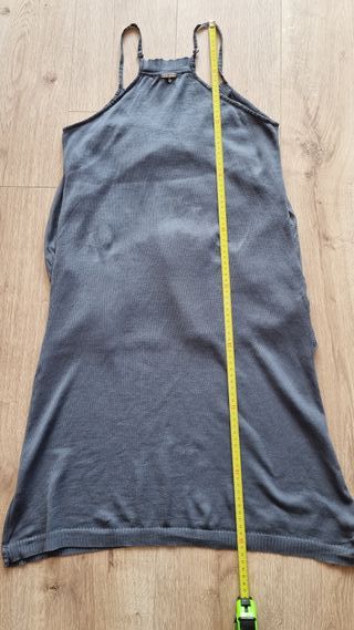 Gaudi Vestito Balze Grigio Taglia S/M