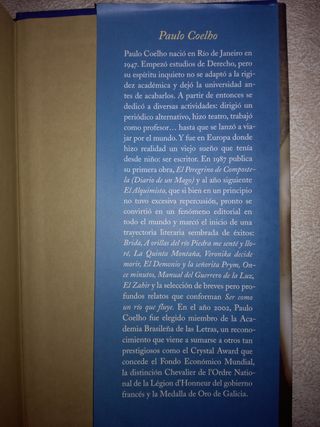 Libro de Paulo Coelho "LA BRUJA DE PORTOBELLO"