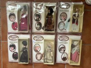 Lote 4 Muñecas Damas de Época