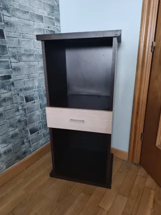 Mueble auxiliar con cajón madera