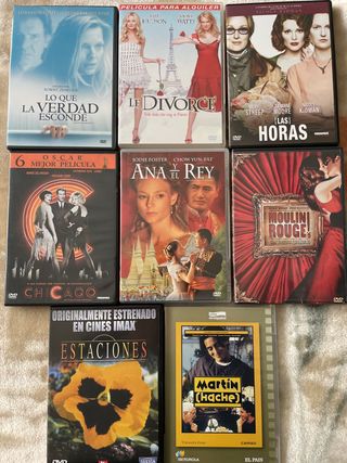 Lote 8 Películas DVD (Varias)