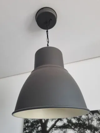 Lámpara Colgante IKEA Hektar Gris