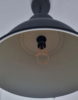 Lámpara Colgante IKEA Hektar Gris