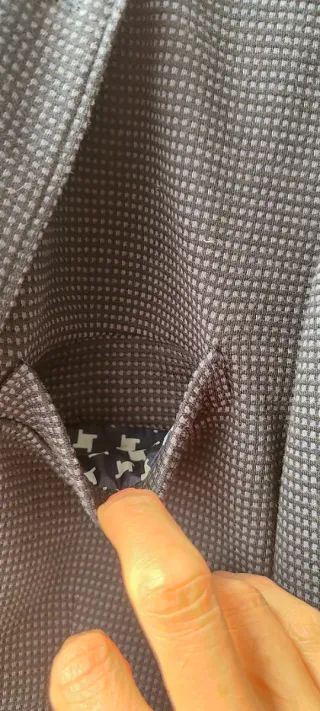 Chaqueta de vestir azul Talla L