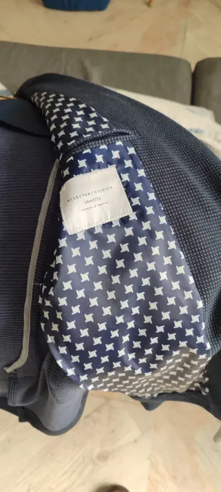 Chaqueta de vestir azul Talla L