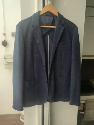 Chaqueta de vestir azul Talla L