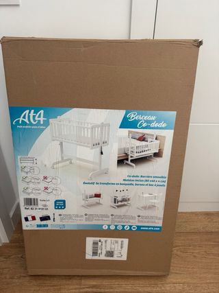 Cuna Colecho AT4 Nueva (80x40). Colchón incluido