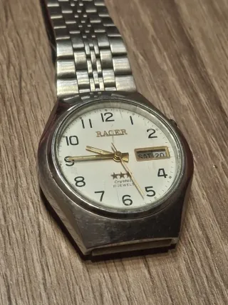 Reloj Racer Automático Dorado y Plateado