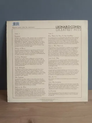 Vinilo Leonard Cohen Greatest Hits