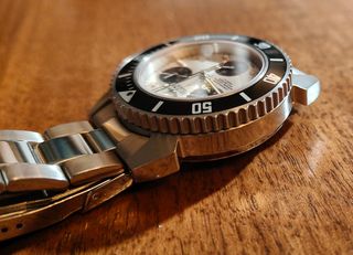 Sector SGE500 Panda Chronograph Diver 500M NOS