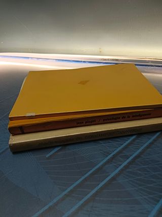 3 libros Sentirse bien en si + modificación de conducta humana + Psicología de la inteligencia