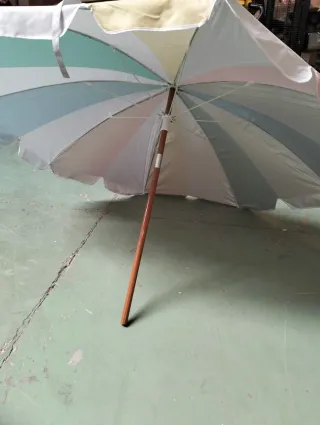 Active Sombrilla playa 8 varillas 200 cm arcoíris