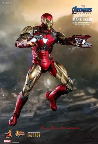 Iron Man Hot Toys 1/6 Battle Damage