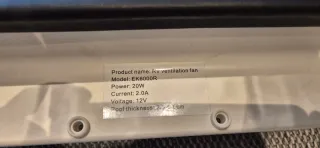 Ventilador Claraboya Camper Autocaravana 40x40