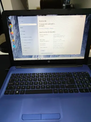 Portátil HP Azul Modelo 15-ba019ns