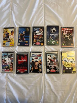 Lote 10 Giochi PSP: GTA, FIFA, PES, WWE e altro