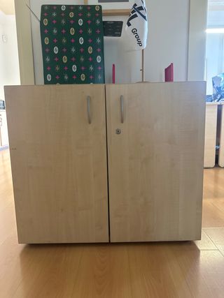 Armario de oficina madera y metal