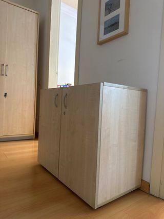 Armario de oficina madera y metal