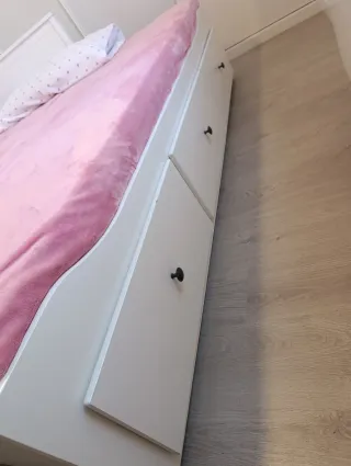 Diván Ikea Hemnes Blanco