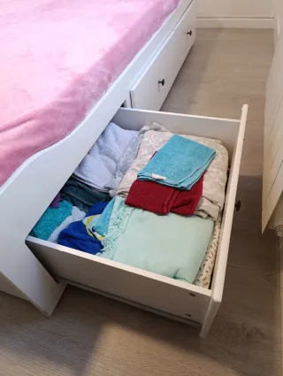 Diván Ikea Hemnes Blanco
