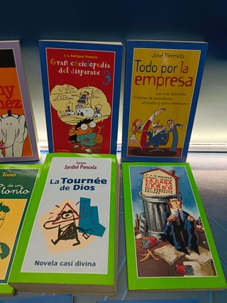 14 libros de humor, diferentes autores